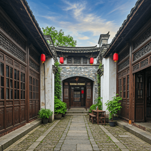 和顺精品民宿庭院